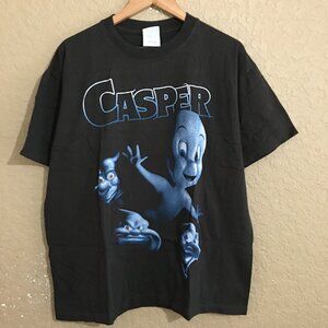 Casper The Friendly Ghost Movie Promo All Over Print AOP T-Shirt XL Black